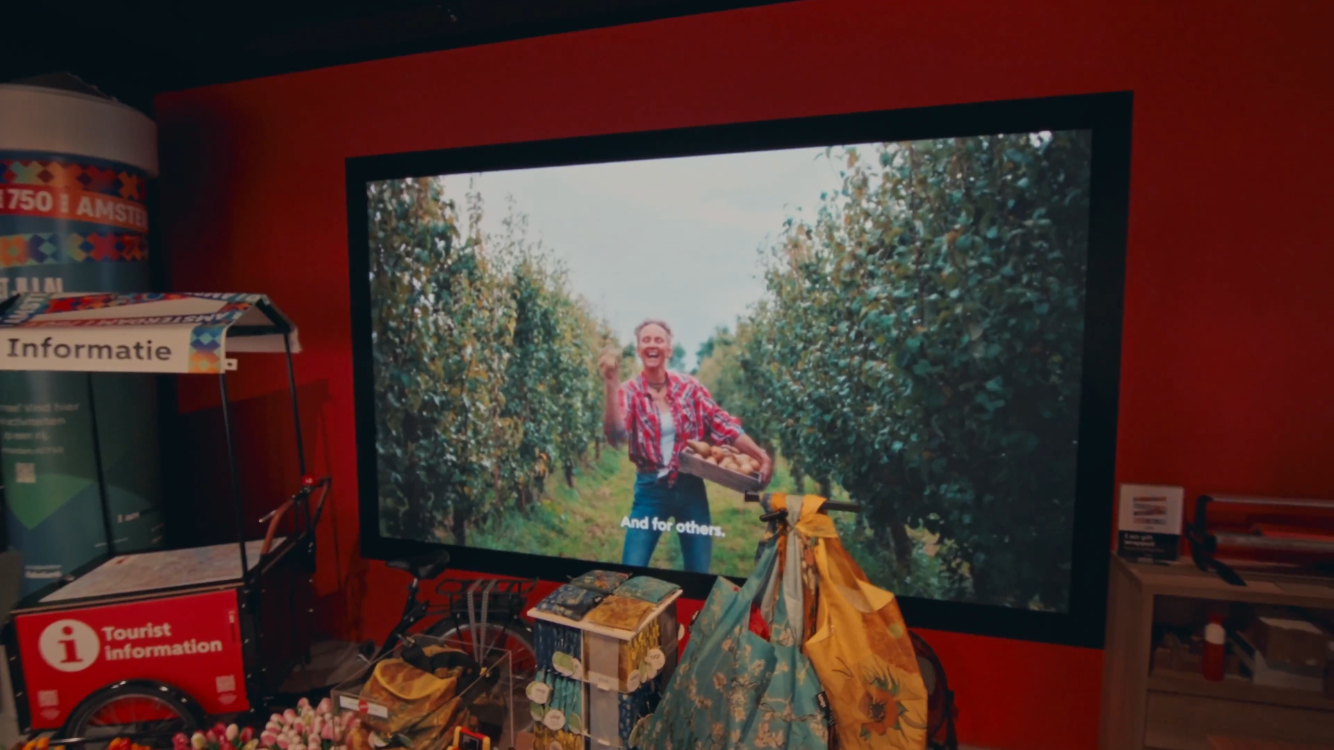 I amsterdam Store – LED-scherm met beeldcontent in de winkel